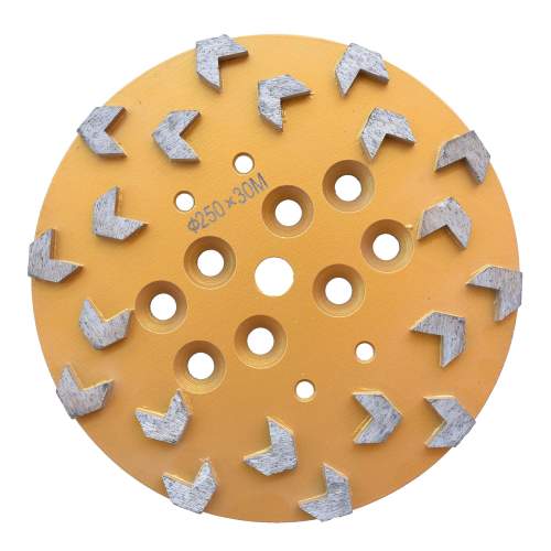 Blastrac 10" Concrete Grinding Head Wheel for Edco MK Husqvana Floor Grinders