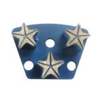 triple star diamond metal bond tooling for ASL Iron Horse Warrior floor grinder